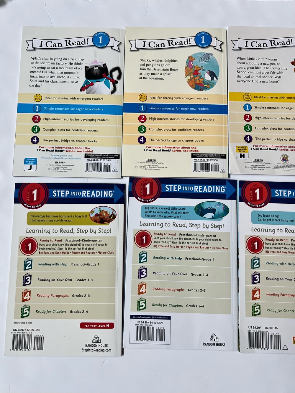 Lot 13 kids books Level 1 Readers I Can Read Step Into Reading Nation Geographic - Picture 9 of 13